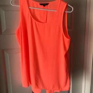 Express, size L. Neon split back tank.